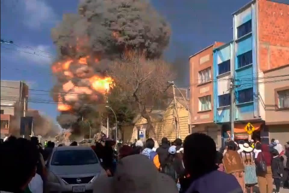 Explosión en regimiento de Viacha deja dos muertos, siete desaparecidos y 59 heridos