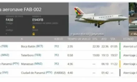 Reportan que avión de Paz hizo escala en lujosa playa Boca Ratón al retornar