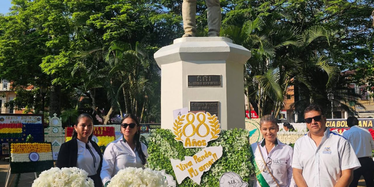 Pando celebra sus 88 años con actos oficiales y apertura del servicio de 24 horas en el Hospital Hernán Messuti
