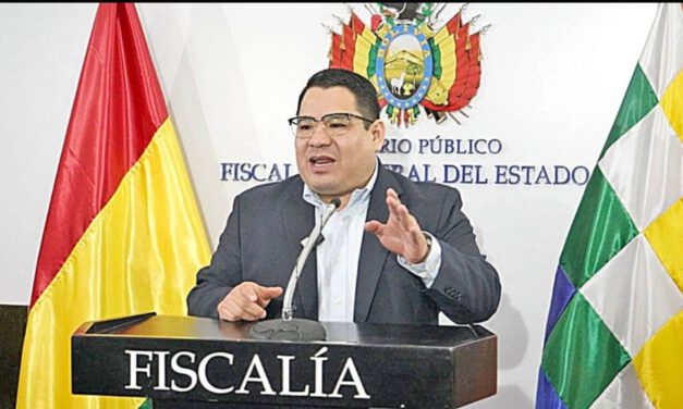 Fiscal General reconoce a Diego Ávila como “presidente Constitucional” de Bolivia ante ausencia de Paz y Lara