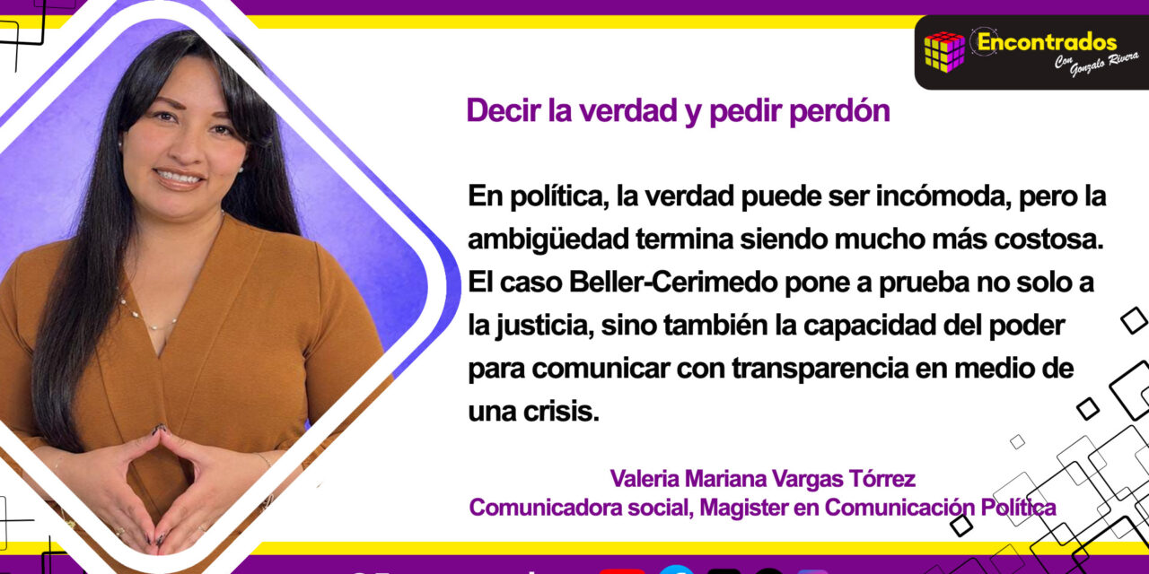Decir la verdad y pedir perdón