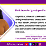 Decir la verdad y pedir perdón