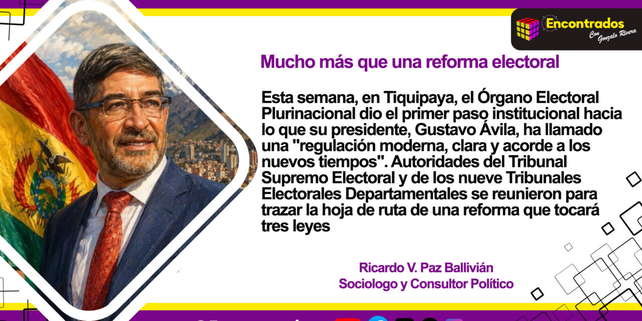 Mucho más que una reforma electoral