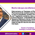 Mucho más que una reforma electoral