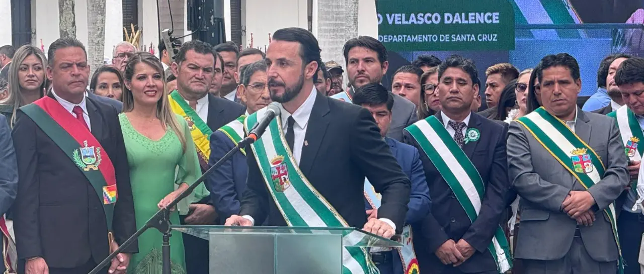 Velasco plantea relación de respeto con el Gobierno y exige recursos para Santa Cruz